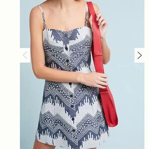 Anthropologie Hutch Naomi Printed Dress Size 10